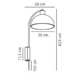 https://design-led.fr/nl/ Ellen 20 Messing wandlamp E14 69,90 € 59,42 € 2213701035