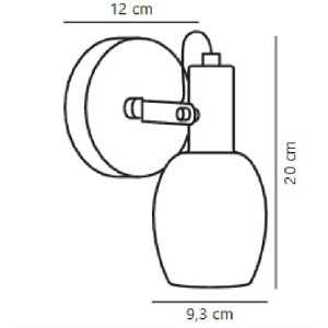 https://design-led.fr/nl/ Arild Wandlamp Zwart E14 29,90 € 25,42 € 2312291003
