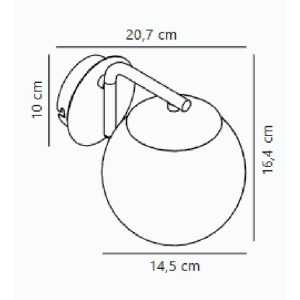 https://discount-led.fr/gb/ Grant Brass wall light E14  49,90 €  39,92 €    47091025