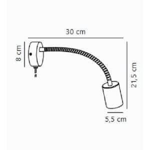https://discount-led.fr/it/ Lampada da parete Explore Flex Nero GU10  44,90 €  35,92 €    2113261003