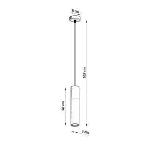 https://discount-led.fr/it/ BORGIO 1 lampada a sospensione in cemento nero 1xGU10  47,90 €  38,32 €    SL.0650