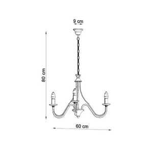https://design-led.fr/de/ Kronleuchter MINERWA 3 schwarz 3xE14 79,20 € 67,32 € SL.0217