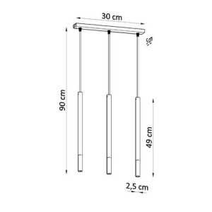 https://design-led.fr/fr/ Lampe suspendue MOZAICA 3L noir/chrome 3xG9 SL.0886 117,20 € 99,62 €
