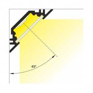 https://design-led.fr/gb/ 2M anodised aluminium profile for 45° LED ribbon 23,70 € 20,15 € 9803
