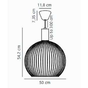 https://discount-led.fr/gb/ Aver 50 Suspension lamp Black E27  249,90 €  199,92 €    84263003