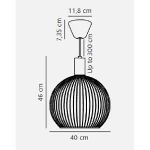 https://design-led.fr/fr/ Aver 40 Suspension Noir E27 84253003 199,00 € 169,15 €