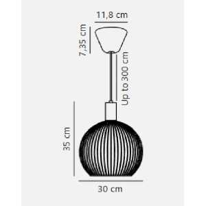 https://design-led.fr/fr/ Aver 30 Suspension Noir E27 84243003 149,00 € 126,65 €
