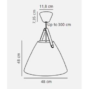 https://design-led.fr/it/ Strap 48 Lampada a sospensione E27 nera 299,00 € 254,15 € 84353003