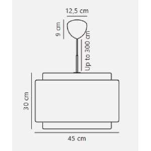 https://discount-led.fr/it/ Lampada a sospensione Takai Beige E27  264,90 €  211,92 €    2320403018