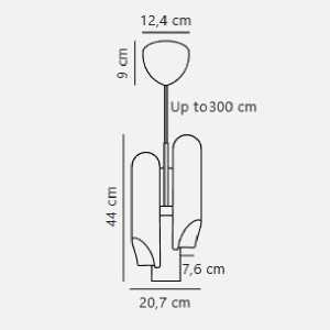 https://design-led.fr/es/ Rochelle Lámpara colgante Negra 3xGU10 249,00 € 211,65 € 2320283003