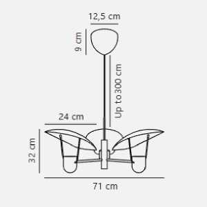 https://design-led.fr/nl/ Fabiola Hanglamp Zwart 3x GU10 239,00 € 203,15 € 2220223003