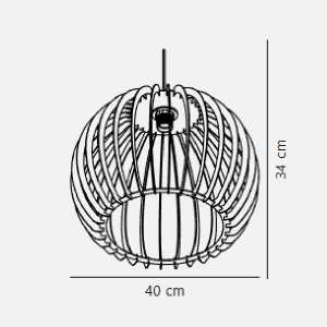 https://design-led.fr/de/ Chino 40 Hängeleuchte Natur 1xE27 79,90 € 67,91 € 84843014
