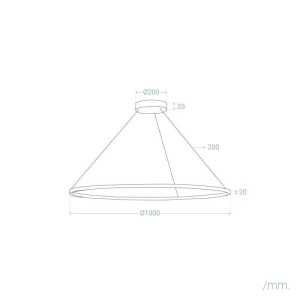 https://discount-led.fr/gb/ LED pendant lamp Metal CCT Selectable Big Ivalo 28W white  177,80 €  142,24 €    C170594