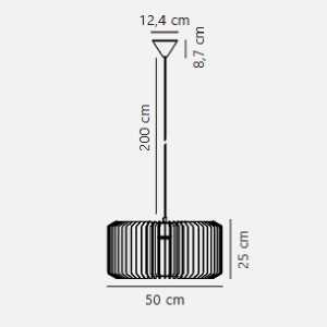 https://design-led.fr/fr/ Asti 50 Suspension Naturelle 1xE27 2213143014 99,90 € 84,92 €