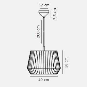 https://design-led.fr/it/ Lampada a sospensione Dicte 40 Beige E27 109,00 € 92,65 € 2112353009