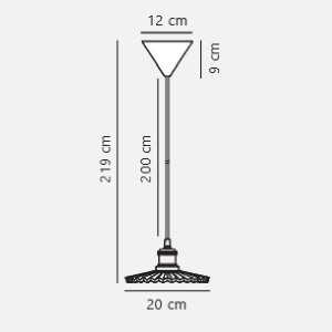 https://design-led.fr/it/ Torina 20 Ciondolo Trasparente E27 69,00 € 58,65 € 2213173000