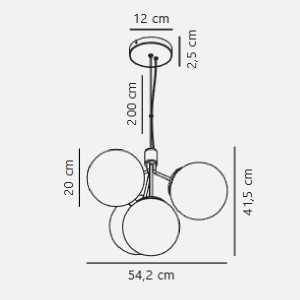 https://design-led.fr/es/ Colgante de latón Ivona 4xE27 199,90 € 169,91 € 2112153035