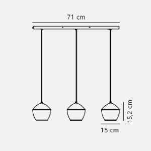 https://design-led.fr/nl/ Orbiform Hanger 3XE27 Messing 119,00 € 101,15 € 2010693047