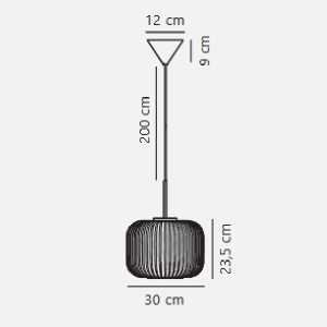 https://design-led.fr/fr/ Milford 30 Suspension Laiton E27 2213213001 99,00 € 84,15 €