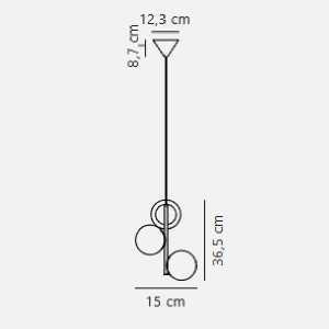 https://discount-led.fr/gb/ Lilly Suspension lamp Black 3xE14  134,90 €  107,92 €    48603003