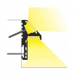 https://design-led.fr/pt/ Perfil de alumínio anodizado 2M para fita de led de marcha 72,60 € 61,71 € 9810