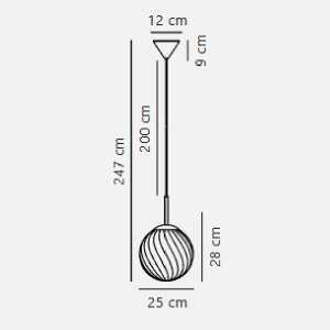https://design-led.fr/it/ Chisell 25 Lampada a sospensione in ottone E27 89,90 € 76,42 € 2312073035