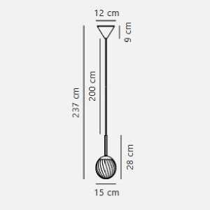 https://design-led.fr/it/ Chisell 15 Lampada a sospensione in ottone E14 44,00 € 37,40 € 2312053035