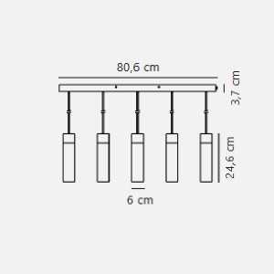 https://design-led.fr/it/ Tilo Lampada a sospensione Nero 5xGU10 129,00 € 109,65 € 2010483003