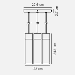 https://design-led.fr/fr/ Tilo Suspension Noir 3xGU10 2010473003 79,00 € 67,15 €