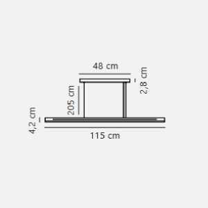 https://design-led.fr/it/ Ciondolo Skylar Nero 25W 3000K 259,90 € 220,91 € 2113003003