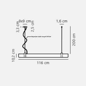 https://design-led.fr/fr/ Lilt Suspension Acier gris foncé 28W 2700K 2010603051 139,00 € 118,15 €