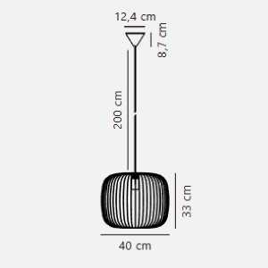 https://design-led.fr/it/ Beroni 40 Lampada a sospensione Nero E27 59,90 € 50,92 € 2213313003