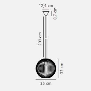 https://design-led.fr/de/ Beroni 35 Hängeleuchte Schwarz E27 49,00 € 41,65 € 2213303003