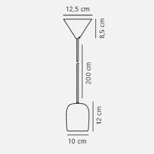 https://discount-led.fr/es/ Notti 10 Lámpara colgante gris E27  21,90 €  17,52 €    2213073010