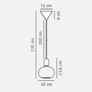 https://design-led.fr/fr/ Notti Suspension Gris E27 2011003010 49,00 € 41,65 €