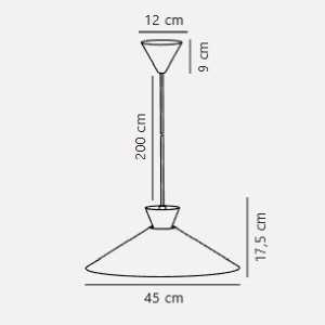 https://design-led.fr/it/ Dial 45 Lampada a sospensione Nero E27 99,90 € 84,92 € 2213353003