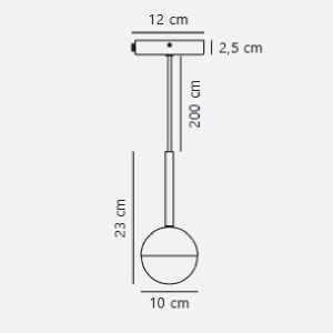 https://discount-led.fr/gb/ Contina Suspension lamp Black 1xG9  59,90 €  47,92 €    2113153003