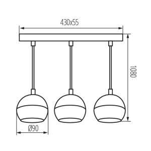 https://discount-led.fr/gb/ GALOBA 3xGU10 pendant luminaire White  106,10 €  84,88 €    33684