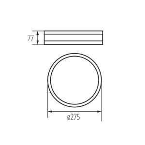 https://discount-led.fr/it/ Plafoniera JASMIN Ø 271 1xE27 rovere bianco  60,80 €  48,64 €    23123