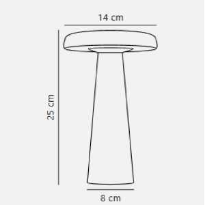 https://design-led.fr/fr/ Arcello Lampe à poser Anthracite 2.8W 2700k IP54 rechargeable 2220155050 109,00 € 92,65 €