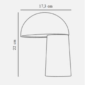 https://discount-led.fr/it/ Lampada da tavolo Faye Nero 4,3W 2700k ricaricabile  99,90 €  79,92 €    2420155003