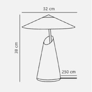 https://discount-led.fr/it/ Lampada da tavolo Taido Marrone E27  199,90 €  159,92 €    2320375018