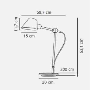 https://discount-led.fr/nl/ Stay Lange Tafellamp Zwart E27  199,90 €  159,92 €    2020445003