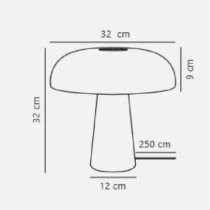 https://discount-led.fr/it/ Lampada da tavolo lucida Opale E27  339,90 €  271,92 €    2020505001