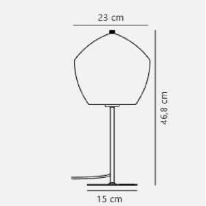 https://design-led.fr/pt/ Orbiform Candeeiro de mesa Latão E27 89,00 € 75,65 € 2010715047