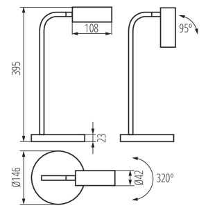 https://design-led.fr/fr/ Lampe de bureau LED LEADIE 4.6W CTT blanc 35290 59,80 € 50,83 €
