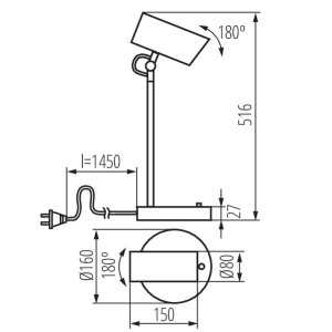 https://design-led.fr/gb/ Lampe de bureau AGZAR Noir 1xE14 36250 59,20 € 50,32 €