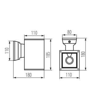 https://design-led.fr/pt/ LART aplique 1xE27 cinzento antracite IP54 40,70 € 34,60 € 29832