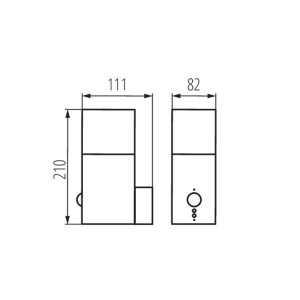https://discount-led.fr/it/ Luce esterna e rivelatore 1xE27 VADRA  38,10 €  30,48 €    29011