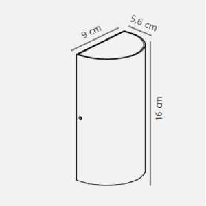 https://design-led.fr/pt/ Arandela de parede redonda Rold com jato de areia 10,5W 3000K IP54 64,90 € 55,16 € 84141008